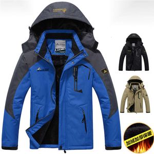 Winter Parka Männer Windschutz plus dicke warme winddichte Pelzmäntel Männliche Militär -Kapuze Anorak Jacken Herren Winterjacken