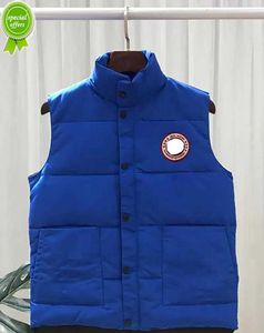 Canadian USA Winter Outdoor Popularität Herren Down -Westen Luxus Bodywarmer Fashion Jackets Damen Gilet Designer Mantel Männlich Doudoune Luxe Gans Veste HGF0