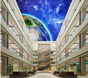 Wallpapers 3d Stereoscopic Wallpaper Fantasy Sky Ceiling Modern For Living Room Murals Non Woven