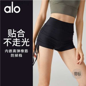 DESGINER ALS YOGA SHOTTS Donna Pant Top Women Sports Fitness Pantaloni caldi Womens High Waist Nude Shorts di pesca stretta Capris