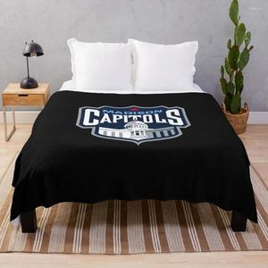 Cobertores Madison Capitols T-shirt Essential Throw Blanket Warm Winter Sapta pesada pesada pesada