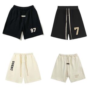 Korta designer shorts svett byxor kortwig kvinnor svettbyxor kvinnor avslappnade shorts sommarbräda luxuy bomull casual lös brev tryck sportbyxor korta uppsättningar män