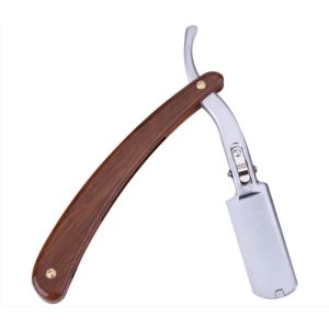 Stainless Steel Folding Shave Knife Handle Beard Straight Razor Hair Dressing Tool Men Manual Convenience Hair Trimmer Shaver