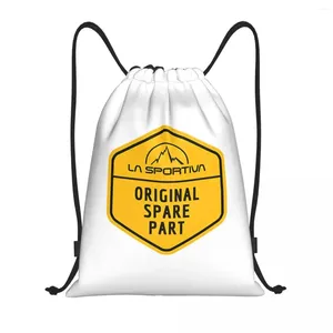 Shopping Bags Climbing La Sportiva Drawstring Backpack Women Men Gym Sport Sackpack Foldable Bag Sack