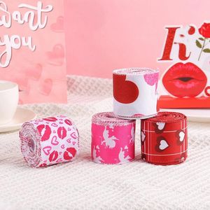 Enrole de presente para o Dia dos Namorados Fita Washi Decorative for Lovers Wedding Anniversary Planner Diy Arts Crafts Scrapbooking