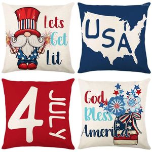 Pillow Cartoon Red And Blue Color Printed Cover Sofa Backreat Home Decor Throw S