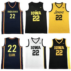 22 Caitlin Clark Indiana Fever Trikots Indiana Caitlin Clark Women College Basketball Iowa Hawkeyes Jersey Finale Four Home Away Shirt