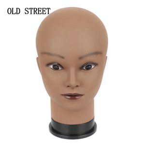Mannequin Heads Fashionabla African Bald Wig Block Human Model Black Female Naken Display False Head Making Q240510