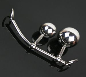 Stainless Steel Sex Toys Butt Plugs Anal Plug Devices Female Belt Vaginal&Anal Double Balls Anal Beads Strapon Slave BDSM5138858