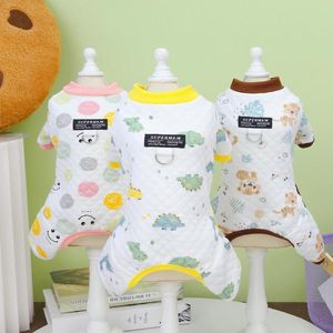 Pijama de pet -aparas para cães de vestuário para cães para cães para cães para macacos quentes para roupas de outono e de inverno