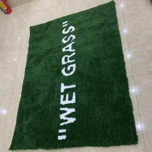 Home Furnishings Art Carpets Ki x vg Markerad WET GRASS Area Rug Hypebeast Collection Aesthetic Sneakers Mat Parlor Bedroom Playroom Trendy Floor Mat Supplier