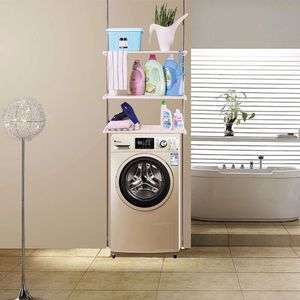 Stainless Steel New Convenient Storage Rack for Washing Hine in Bathroom and Bathroom, Storing Multi-layer Shoe Racks