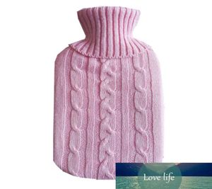 2l Wasserflasche Beutel wärmere weiche gestrickte Abdeckhülle für Winterwärme für Rückenhals Taille Hand wiederverwendbar 5Colors9405392