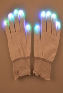 F17 мигающие светодиодные перчатки для пальца KTV Swark, мигающие светильные световые перчатки