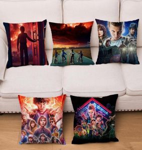 Pillow SciFi Stranger Things 1 2 Cushion Cover 45 Super Soft Short Plush Pillowcase Cartoon Pillows Cases Home Decor Covers2106711