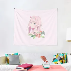 Taquestres zero dois queridos no Franxx Tapestry Bedroom Decorations Decor Home Wall Cobes