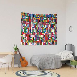 Tapestries Flags Of The World Tapestry Room Decore Aesthetic Bed Decoration Cute Things Decor For Bedroom