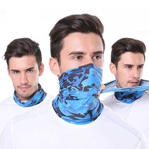 Mode ansikte masker nacke gaiter multifunktionell UV -skydd Magic Scarf Warmth Tube Outdoor Fishing vandring cykel wrap pannband Q240510