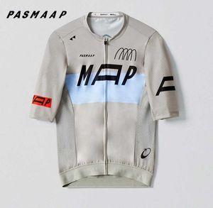 팬 Tops Tees Pasmaap 한여름 자전거 저지 MTB로드 셔츠 고품질 전문 팀 짧은 슬리브 의류 Maillot Ciclismo Hombre Q240511