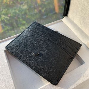 Purse do titular de cartão de crédito Designer de moda masculino Carteira de couro genuíno bolso de dinheiro curto bolsa curta de qualidade mini bolsa de carteiras vem com caixa