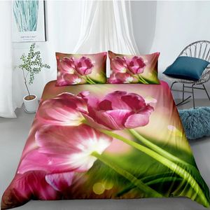 Bedding Sets 3D Flower Design Duvet Cover Quilt Covers And Pillow Cases Full Twin Single Double Size Custom