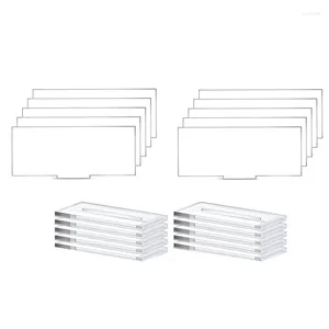 Frames 10 Pcs Acrylic Place Card Stands Clear Table Display Holder Sign Stand Wedding Number With Slot For