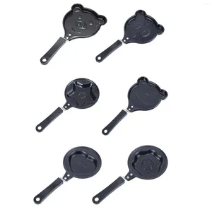 Pans Cartoon Egg Frying Pan Portable Breakfast Cookware Grill Maker For Kitchen Cooking