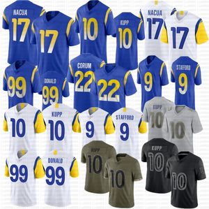 Puka Nacua Cooper Kupp Jersey Jersey Jared Aaron Donald Matthew Stafford Blake Corum Kyren Williams Jimmy Garoppolo Warner Eric Dickerson