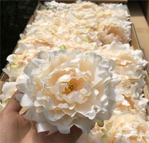 High Quality Silk Peony Flower Heads Wedding Party Decoration Artificial Simulation Silk Peony Camellia Rose Flower Wedding Decora5664376