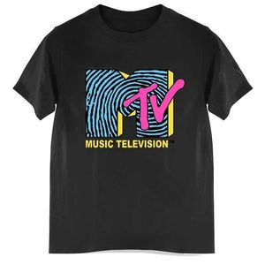 Men's T-Shirts Men Clothing Retro T Shirt Vintage Rock Hip Hop Tv T Shirt Summer Unisex Casual Tshirt Mtv Music Television Graphic Tshirts Ts T240510