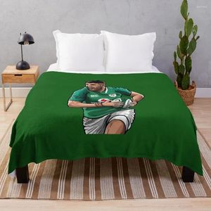 Coperte Copertina per lancio di tiro di rugby irlandese per il letto in movimento per bambini