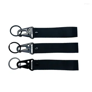 Клавки Nylon Keychain Car Keytags Stags Best Keychian Emblem Webming Blue Key Chain со стальным пружинным зажимом Lanyard