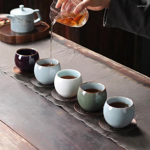 Zestawy herbaciarni Zestaw do filiżanki herbaty kawa ceramiczna arabska chińska kreatywna retro japońska