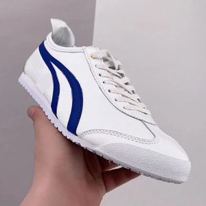 Tiger Mexico 66 Tigers Casual Shoes Loves Shoes Summer Canvas Series Mexico 66 Deluxe Mens Womens Latex Combination Intersole Parchment Midsole C1