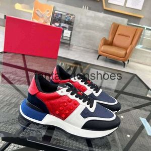 Valentines VT Valentine V-Buckle Sneakers Sneaker Fashion Mens Reversed Valentines Shoes Fashion Sneaker Cowhide Runner Pacespring Mens Pared Casual