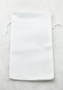 13x18cm 10pcs bianca bianca con fitta per jute crashstring gioielli pacchetto regalo confezione da matrimonio 9197787