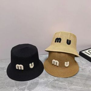 New holiday windstraw hat all-matching face small bucket hat sunshade fisherman hat couple casual bucket hat