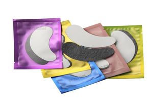 Parskal svarta lappar gel under ögonkuddar ögonfransförlängning tips klistermärke wraps sminkverktyg ögonfransar papper falsk7065993