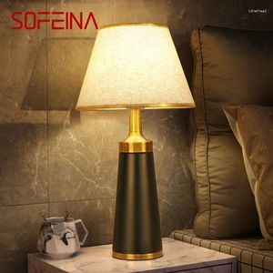 Table Lamps SOFEINA Modern Lamp LED Touch Dimming Creative Nordic Fashion Simple Desk Light For Home Living Room Bedroom Study