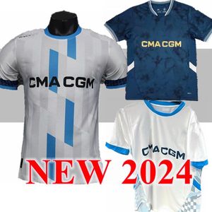 2024 2025 Maillot Marsilya Futbol Formaları Ayak Mahkemesi Guendouzi Alexis Payet Clauss Futbol Gömlekleri Erkekler Çocuklar Veretout Om Olimpik Vitinha Hayranlar Oyuncu