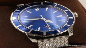 Fashionable And Simple Men Wristwatch Automatic Mechanical Outdoor Mens Watches With 46mm Blue Dial And Auto Date And Stainless St3921129