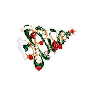 ブローチヴィンテージクリスマスツリーブローチ面白いラペルピン服ウェディングダンスパーティーバンケットのためのバックパックの飾り