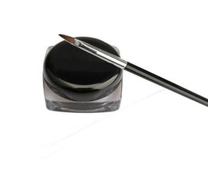 Maquiagem para os olhos Novos produtos Cosméticos Cosméticos impermeabilizantes Creme de delineador preto não está florescendo duradouros com escova Portab5468036