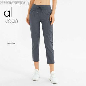 Desgerir als yoga aloe calça leggings new fitness high sports cappris executando os casuantes de levantamento de quadril feminino