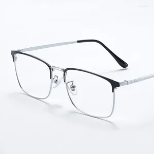 Güneş Gözlüğü Erkekler Multifokal Lensler Okuma Gözlük Titanyum Presbbiyopi Gözlük Mavi Işık Engelleme Reçeteli gözlükler Çerçeve