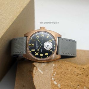 Avanadores de pulso Assista a novo Seizenn W10 WW2 Bronze Retro Luminoso Manual Casual Mechanical Watch Aço Militar