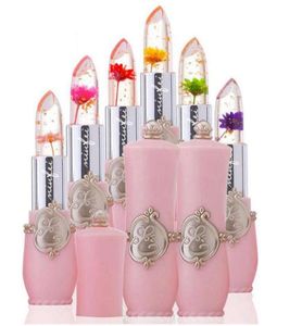 Fuktighetskräm långlastande geléblomma läppstift makeup temperatur förändrad färgglad läppbalsam rosa pintalabios transparent läpp glans7527110