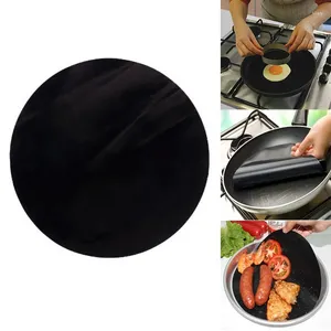 Tools Reusable Heat Resistant Non-stick Pan Fry Liner Sheet Cooking Oil Pad Fiberglass Cloth BBQ Grill Mat Kitchen Tool