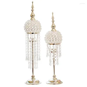 Ljusstakar bröllop centerpieces för bord europeisk stil enkel metall skrivbord ornament glas dekorationer gåva b b