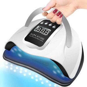 Nail Dryers SUN X11 MAX Professional Nail Drying Lamp For Manicure 132W Nails Gel Polish Drying Machine with Auto Sensor UV LED Nail Lamp T240510
